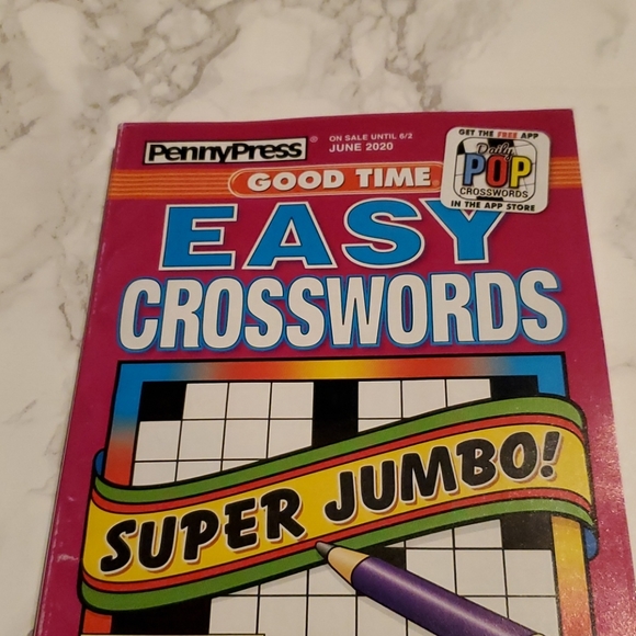 Pennypress Games Pennypress Easy Crossword Games Puzzles 5 Books 